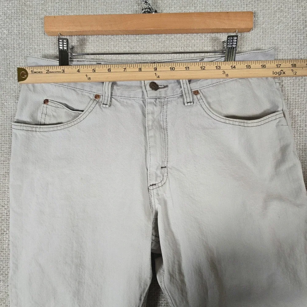 Lee Mens Regular Fit Straight Leg Gray Cotton Denim Jeans 34x29‎ JIM-M313-018